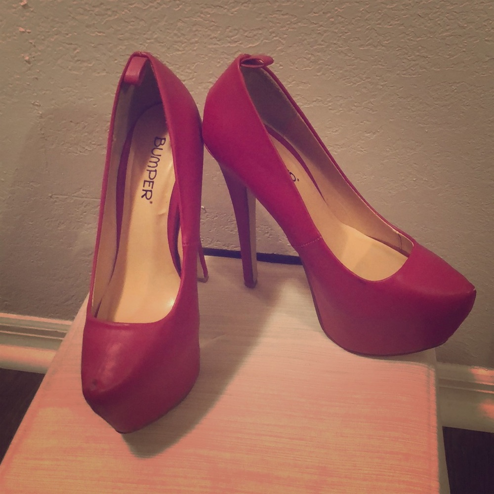 Fuschia High Heels
